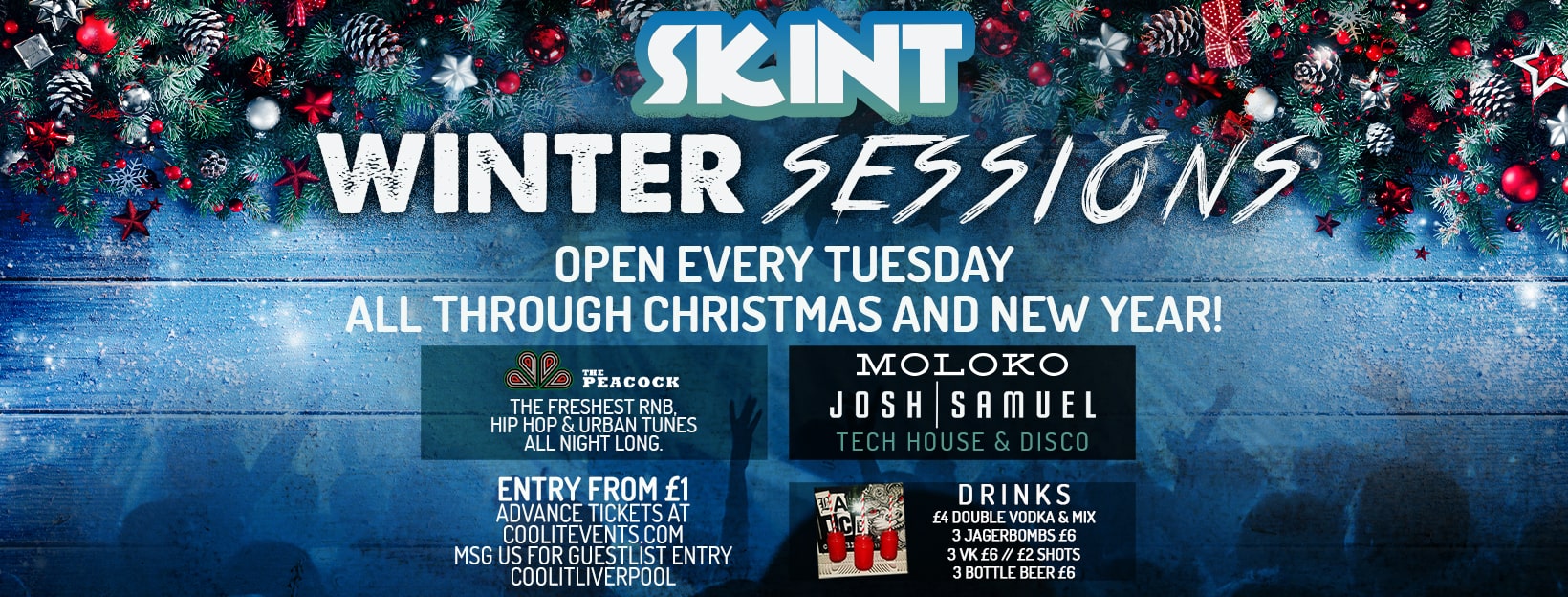 SKINT Tuesdays : Winter Sessions