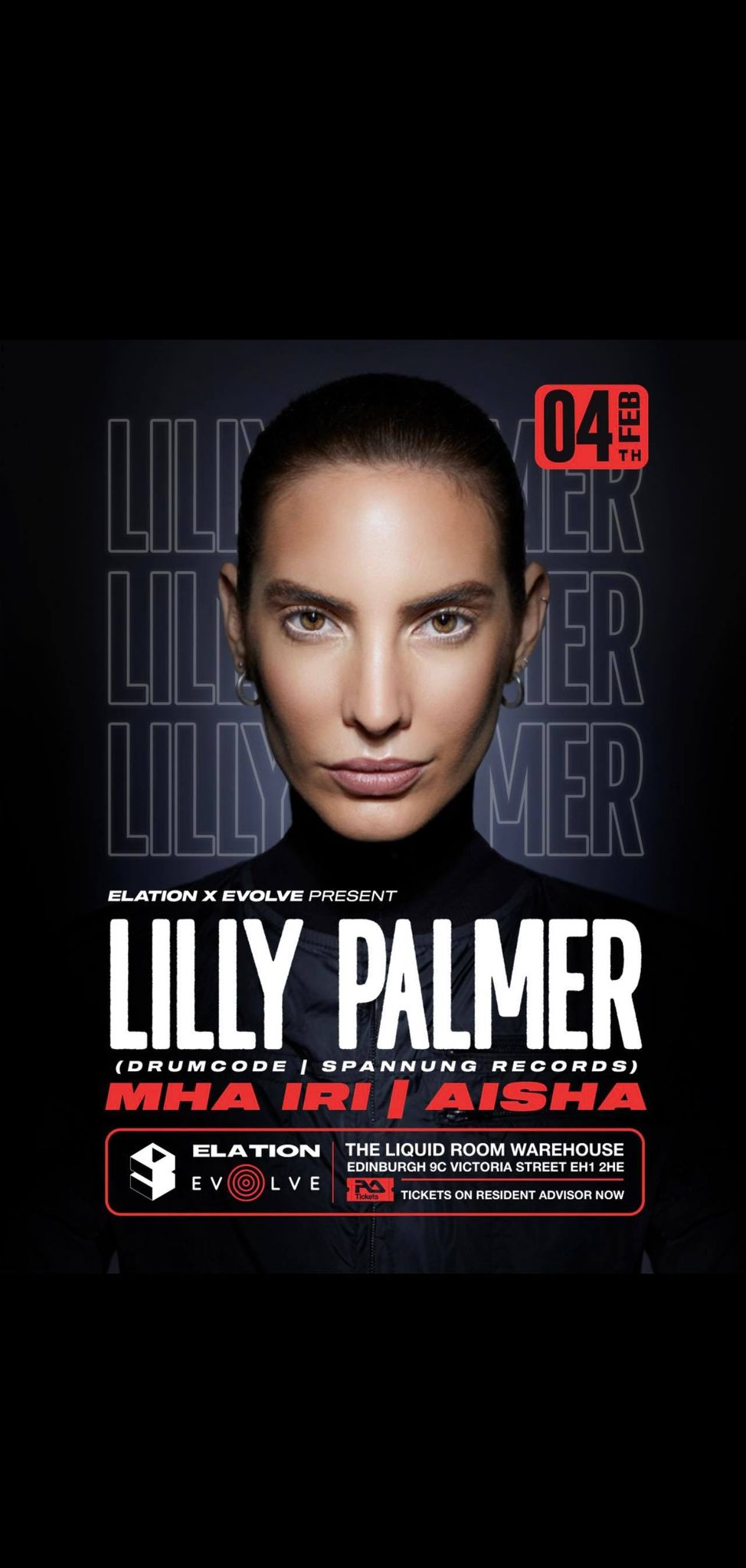 Elation And Evolve Presents Lilly Palmer X Mha Iri X Aisha At The Liquid