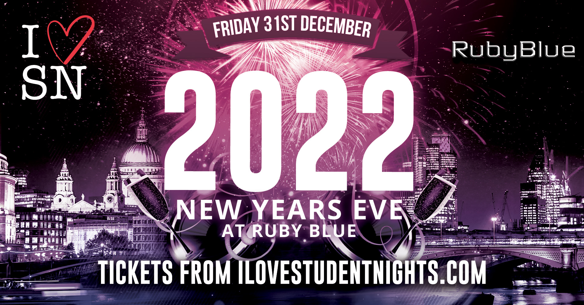 New Year's Eve at Ruby Blue // NYE London 2021/2022 // Leicester Square ...