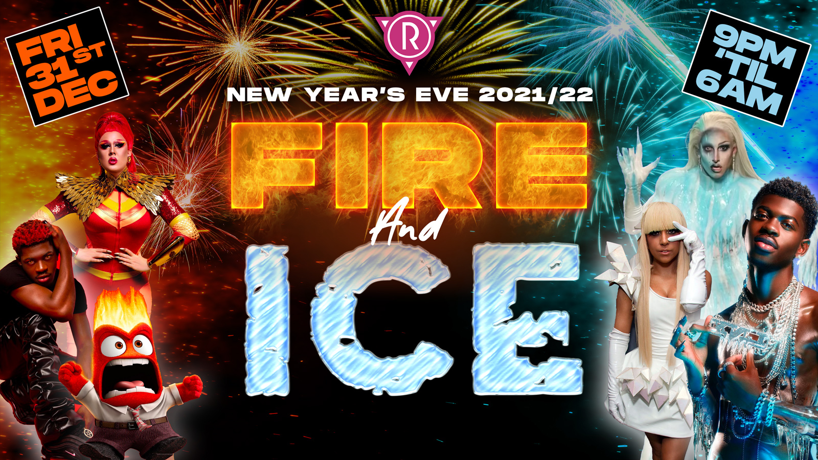 NYE 2021/22: Fire And Ice