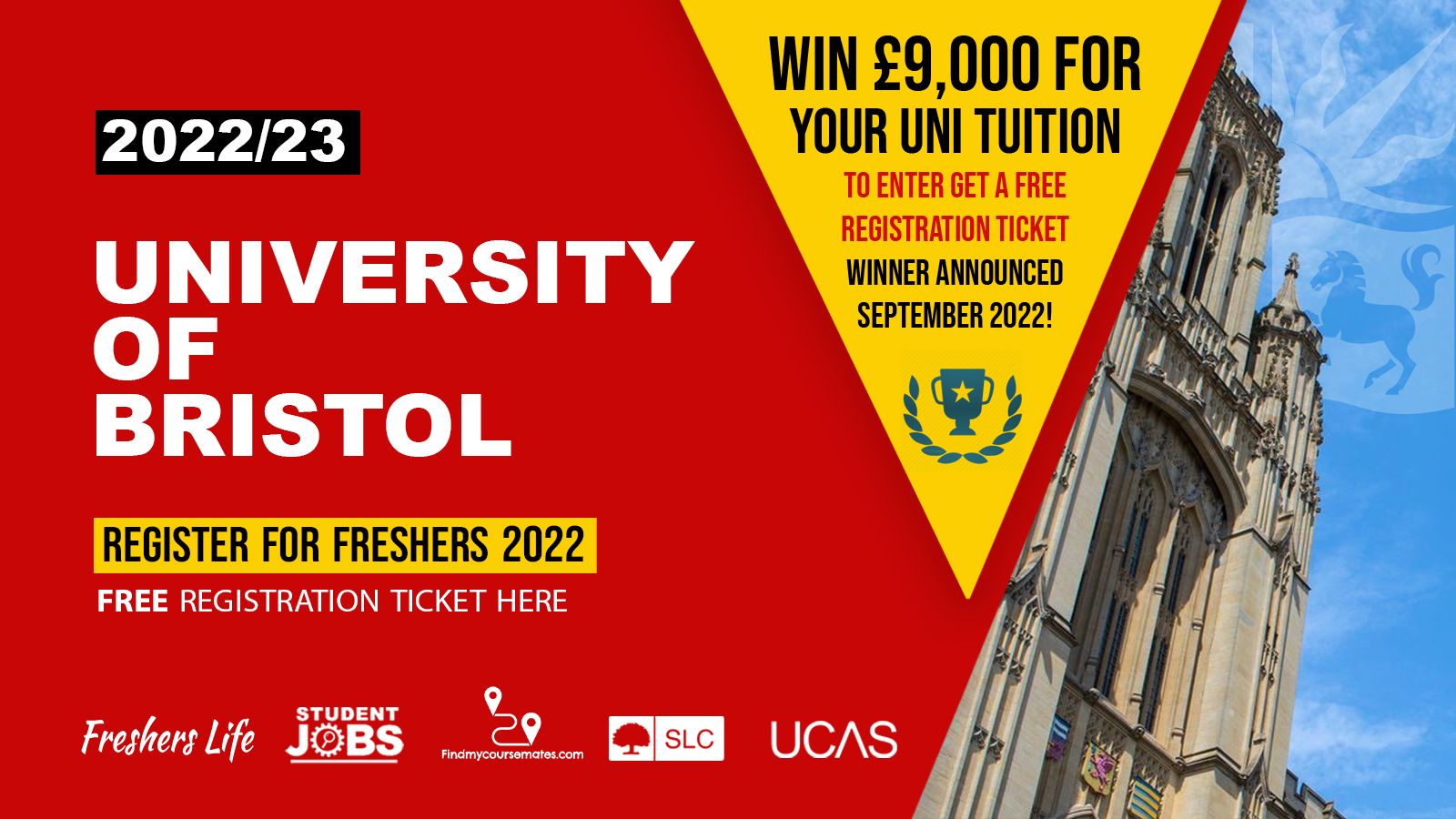 Bristol Freshers Registration at Multiple Venues, Bristol on 18th Sep