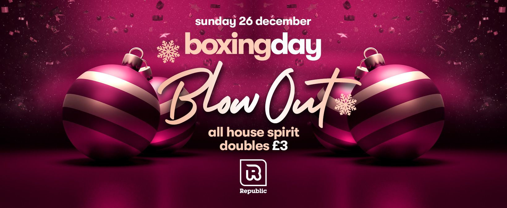 Boxing Day Blowout – All DOUBLE House Spirits £3!