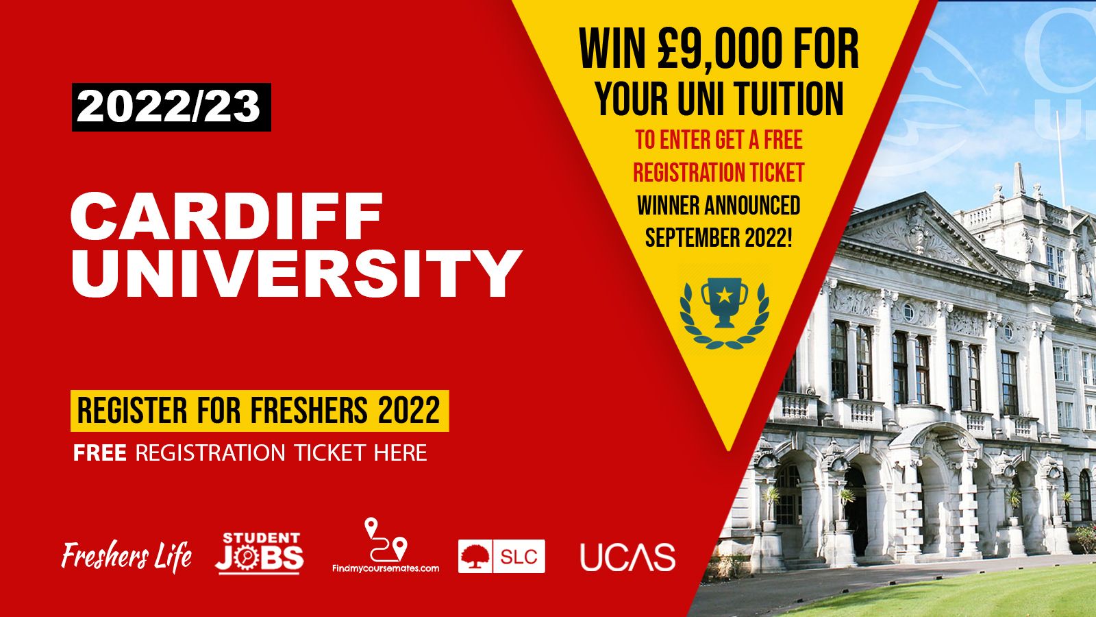 Cardiff - Freshers Registration at Multiple Venues, Cardiff on 25th Sep ...