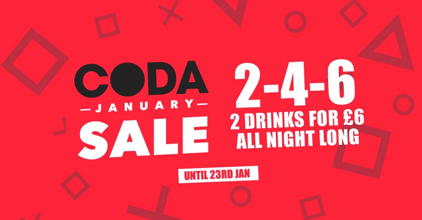 CODA Saturdays – January Sale!!