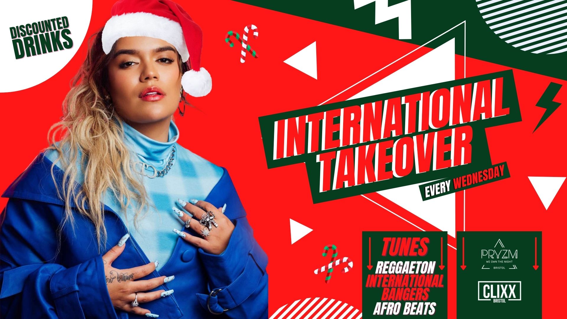 International Takeover XMAS Special  // REGGAETON  – Discounted Drinks / £2 Tickets