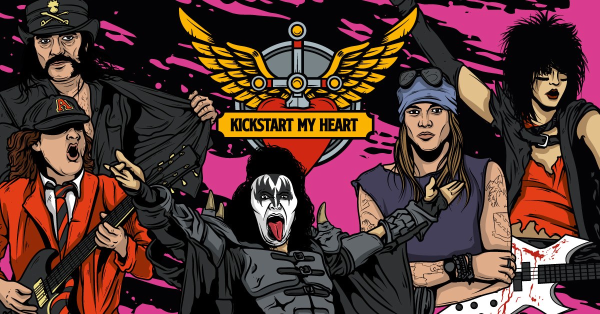 Kickstart My Heart – 80s Metal & Power Ballads Night (Dublin)