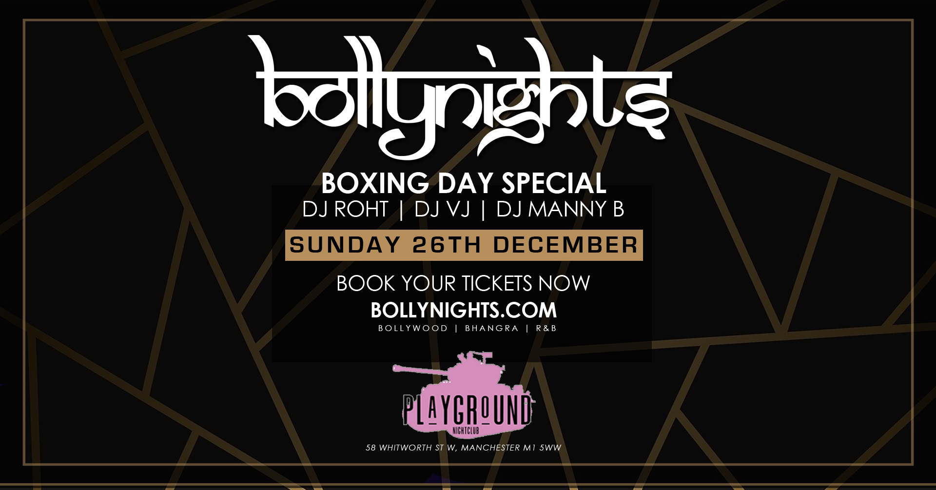 The Boxing Day Bhangra Special: Sunday 26th Dec | Playground Nightclub