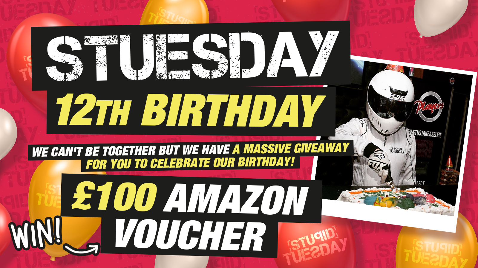 🎂 Stuesday – 12th Birthday – £100 Amazon Voucher Giveaway! 🎂
