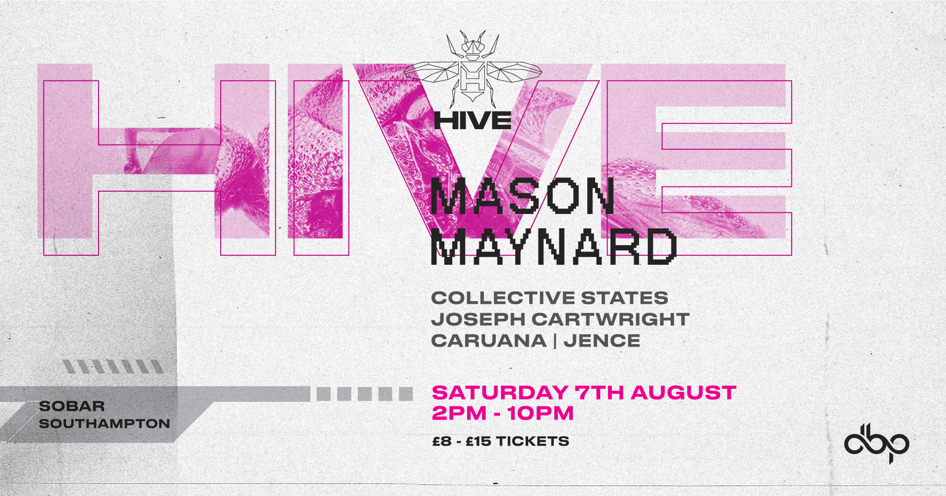 HIVE GARDEN – MASON MAYNARD – Sat 7th August