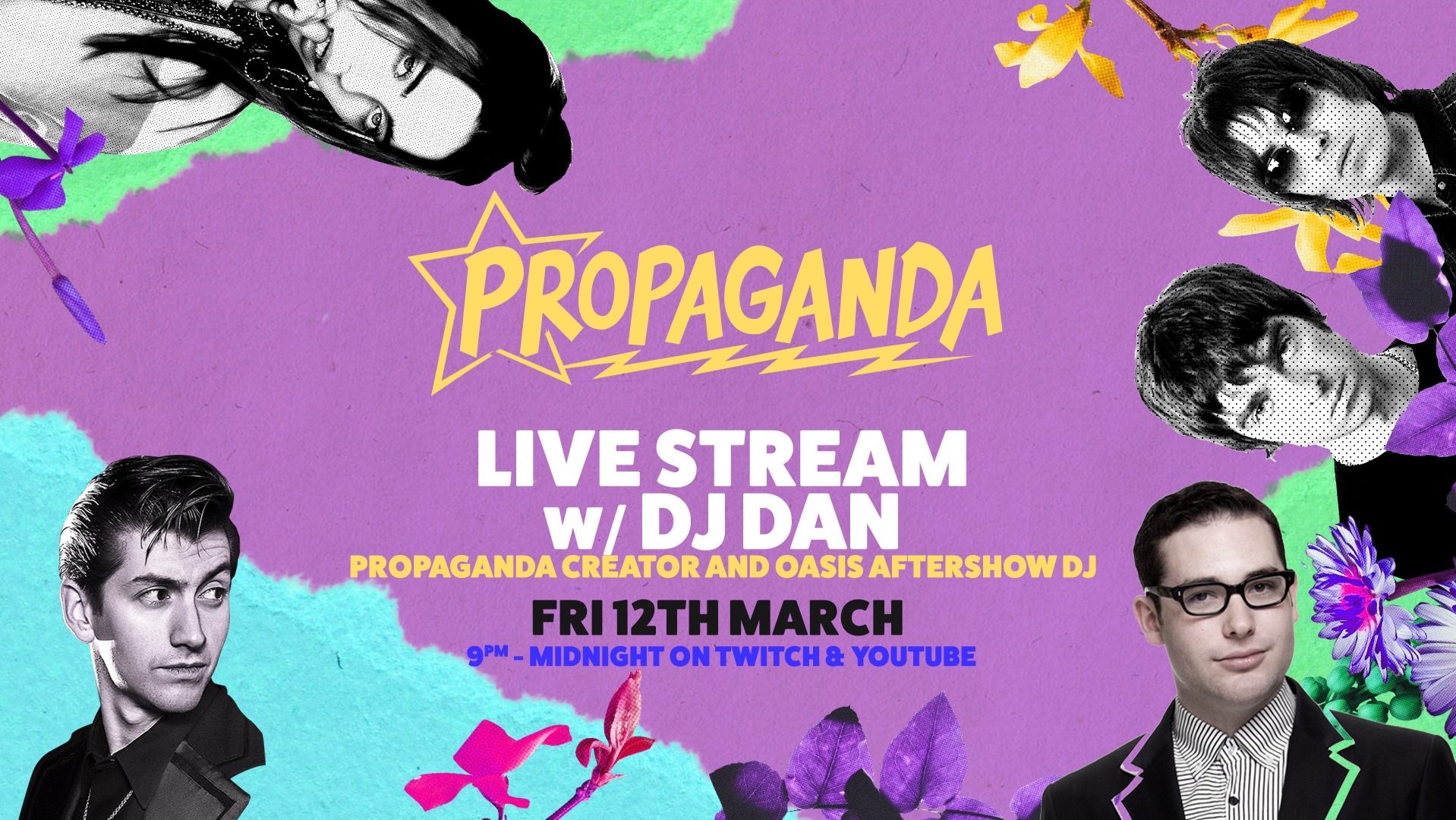 Propaganda Live Stream with DJ Dan (Propaganda Creator and Oasis Aftershow DJ)