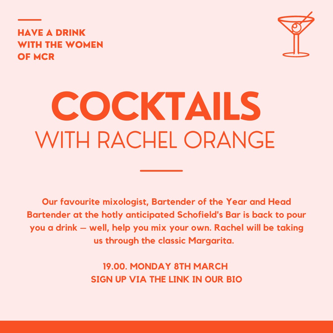 International Women’s Day – Cocktail Making with Rachel Orange