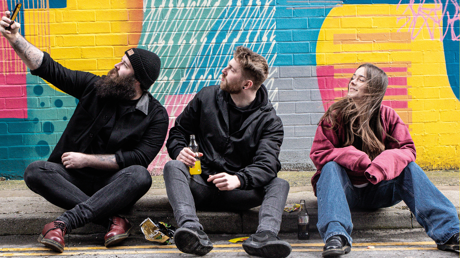 Tim Gallagher, Ellysse Mason and Mike Dignam