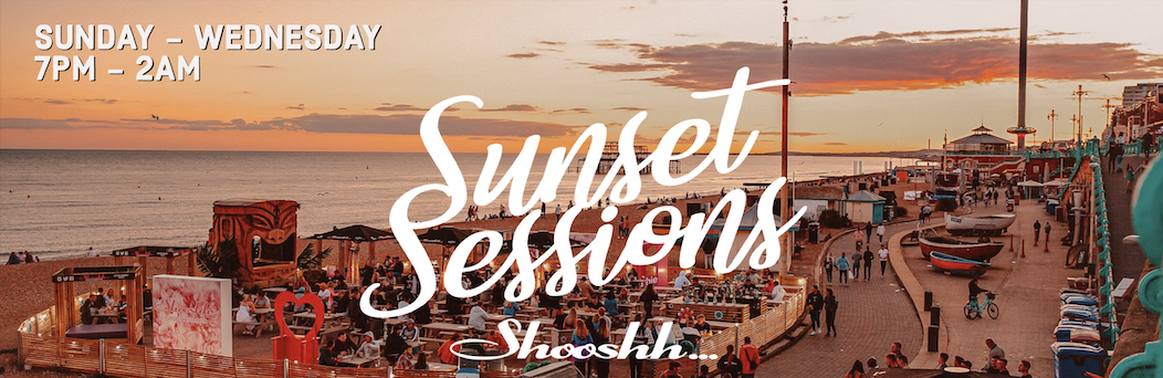 Sunset Sessions at Shooshh on the terrace 20.04.21 at Shooshh, Brighton