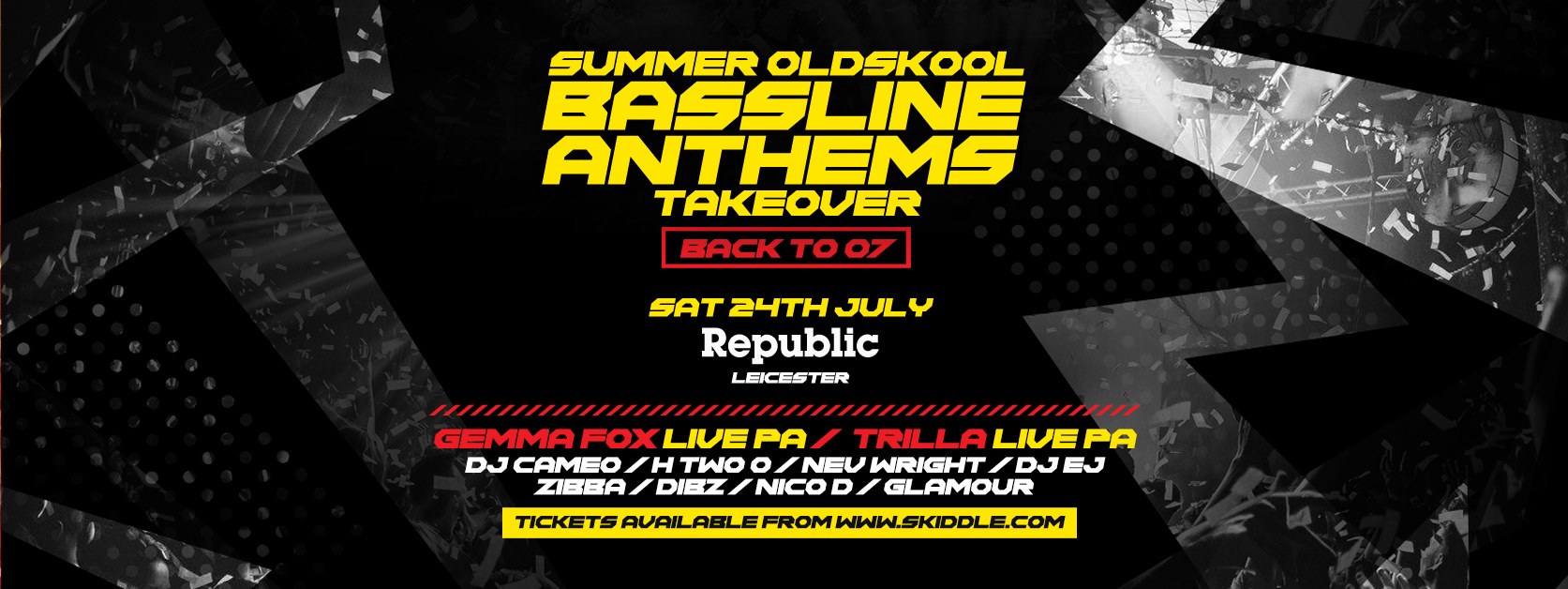 Summer Oldskool Bassline Anthems Takeover at Republic
