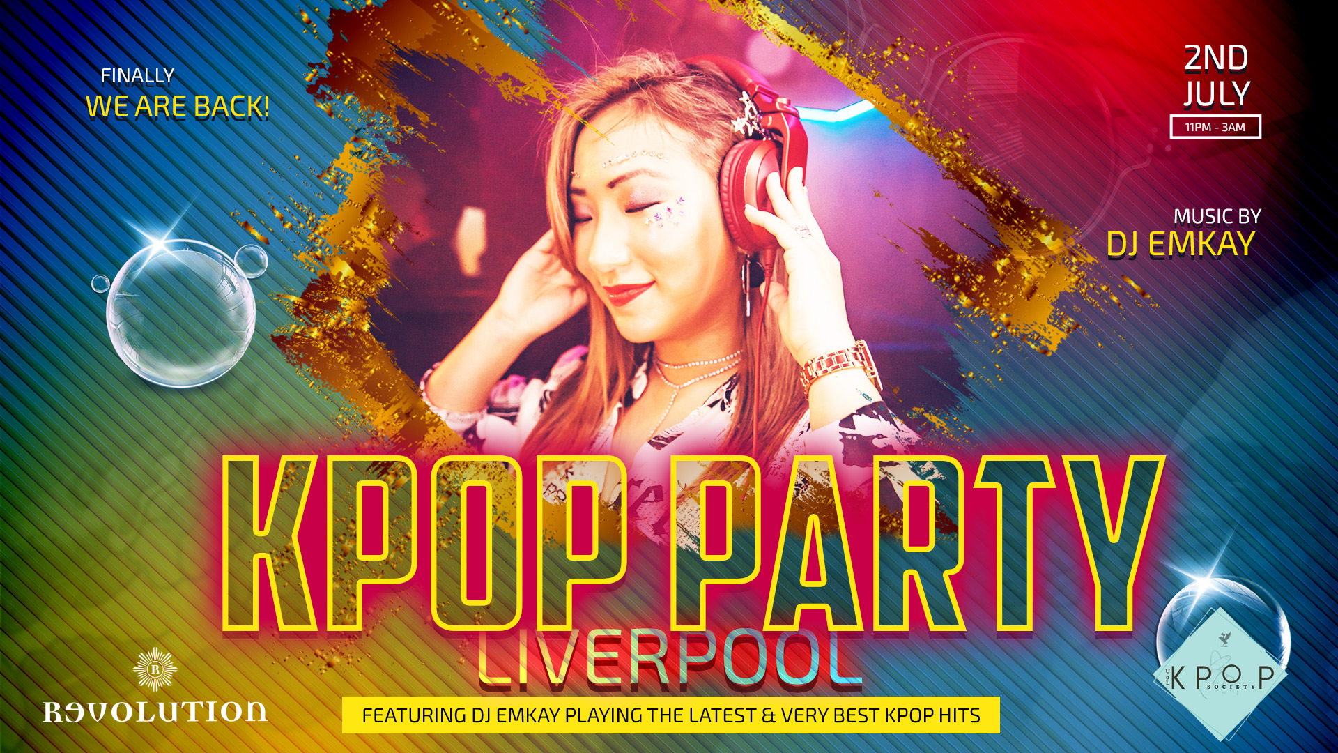 K-POP PARTY Liverpool – WE ARE BACK! (DJ EMKAY)