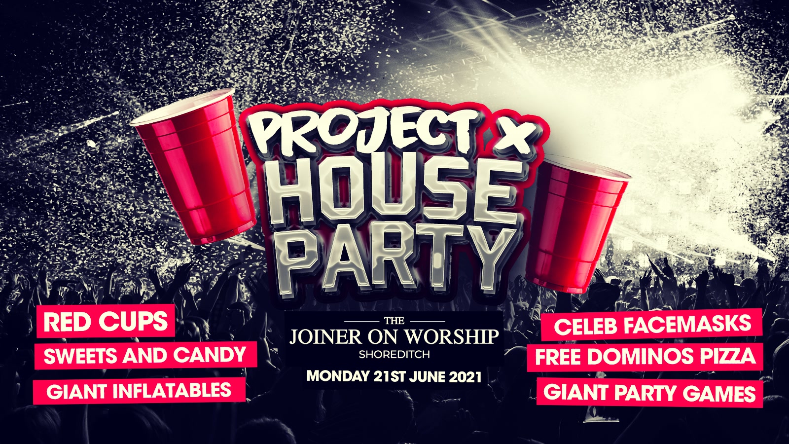 End of Lockdown Project X House Party in Shoreditch!