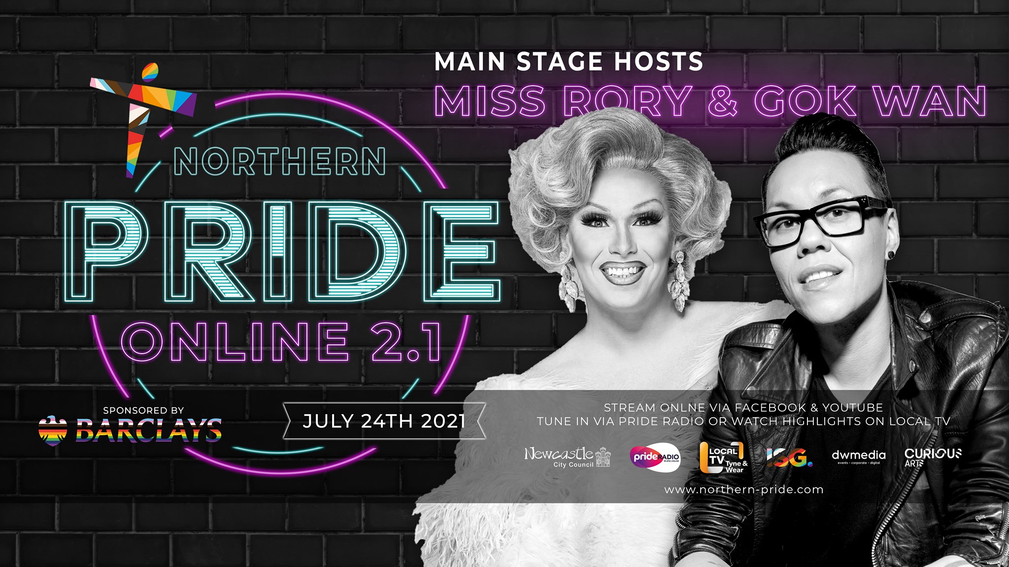 Northern Pride (Main Event) // Sat 24th July – Central Park 4pm