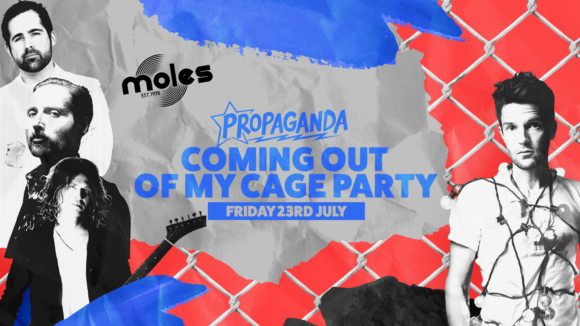 Propaganda Bath – Coming Out Of My Cage Party at MOLES!