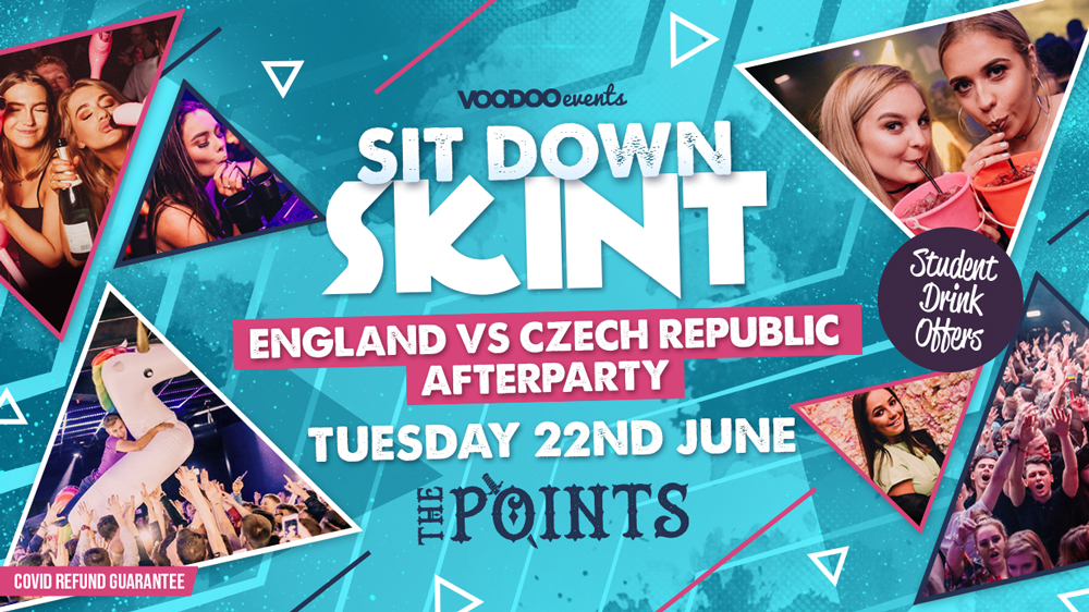Sit Down Skint – The Points England vs Czech Republic Afterparty