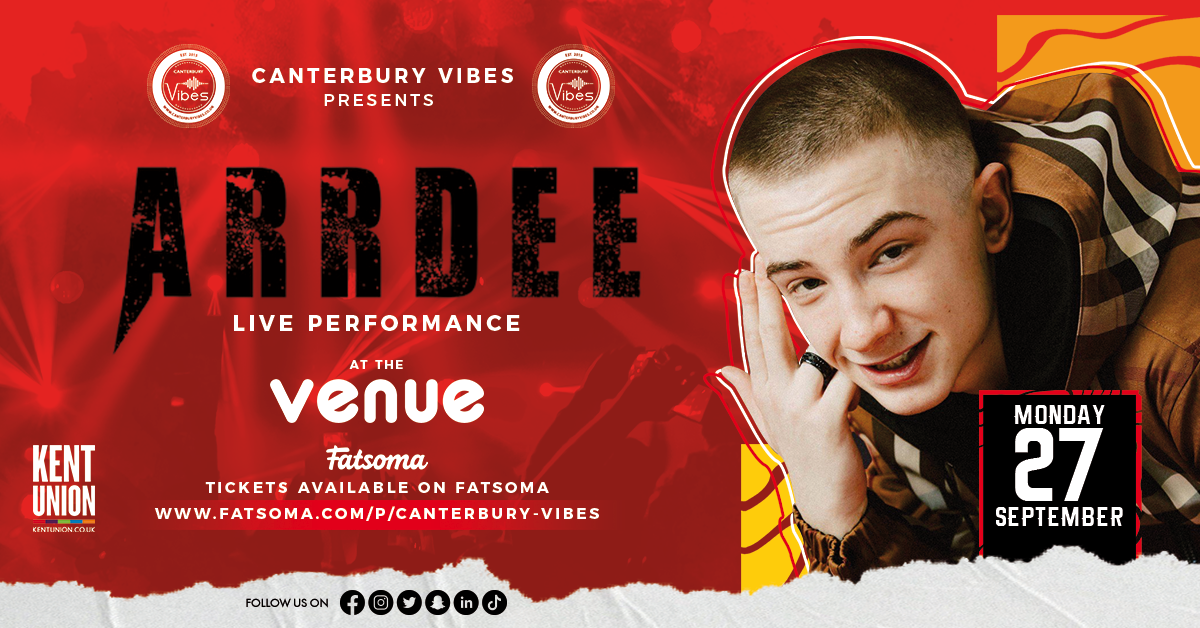 ARRDEE Live PA at The Venue Canterbury Freshers