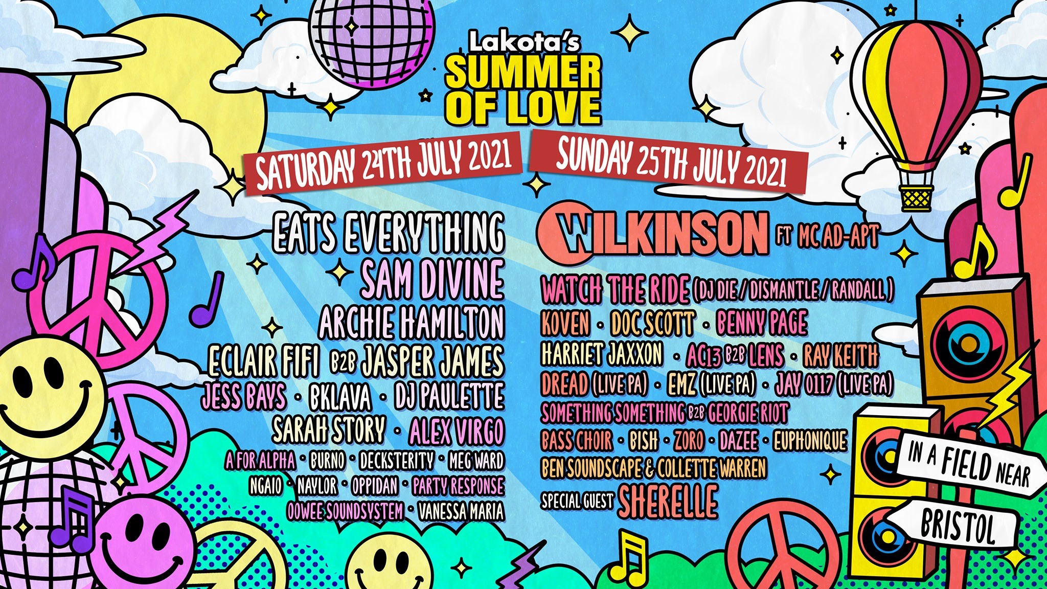 Summer of Love Festival at Lakota, Bristol on 24th Jul 2021 Fatsoma