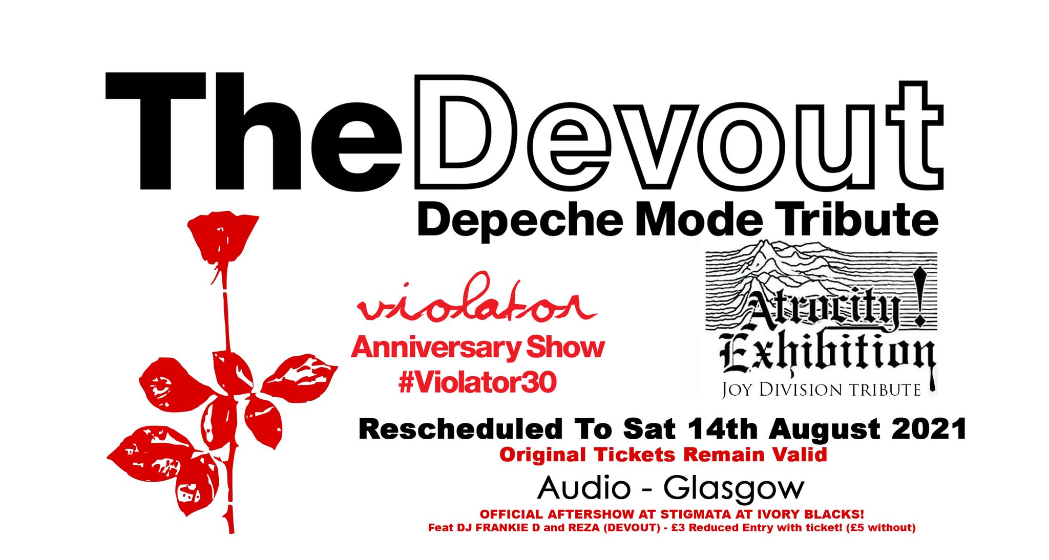 Depeche Mode Tribute Act- The Devout + Atrocity Exhibition