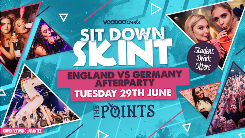 Sit Down Skint – The Points England vs Germany Afterparty