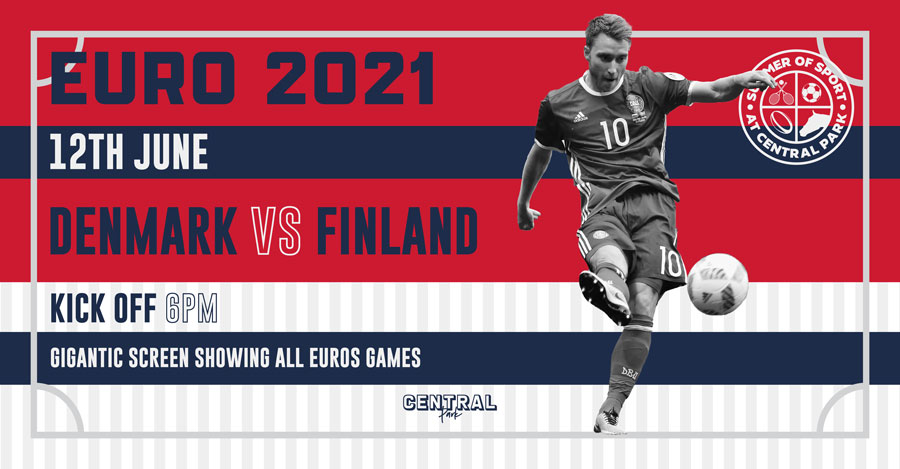 Denmark vs Finland Sat 12th June KO 5pm Euro 2020 at Life