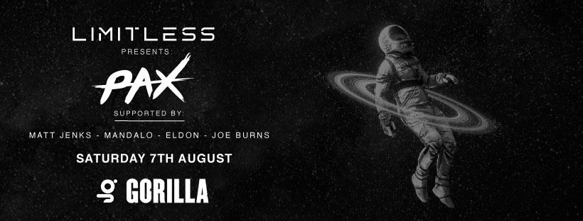 Limitless Presents PAX + Matt Jenks + Mandalo + Eldon + Joe Burns