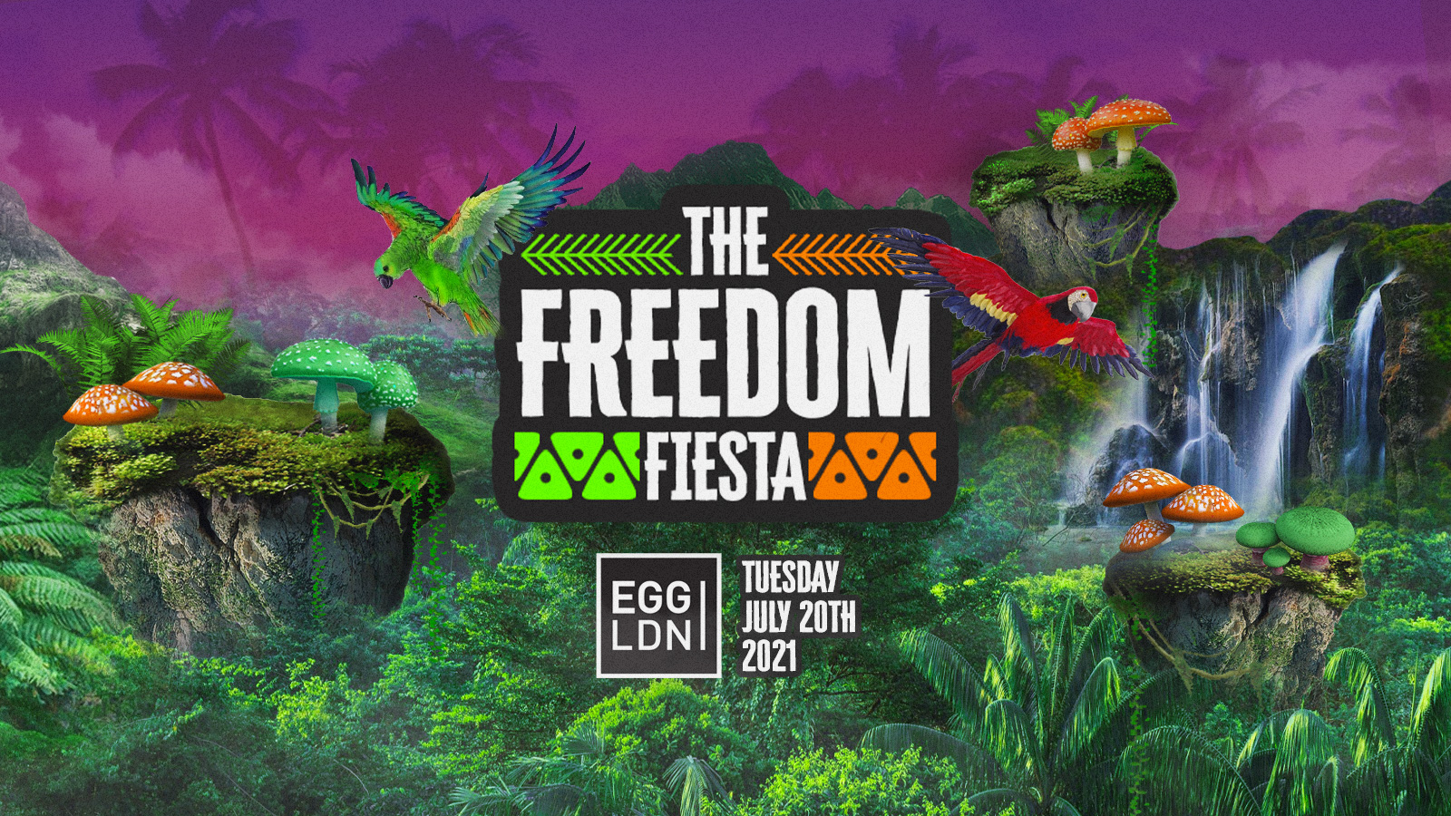 The Freedom Fiesta @ EGG! July 20th – This event will sell out ⚠️