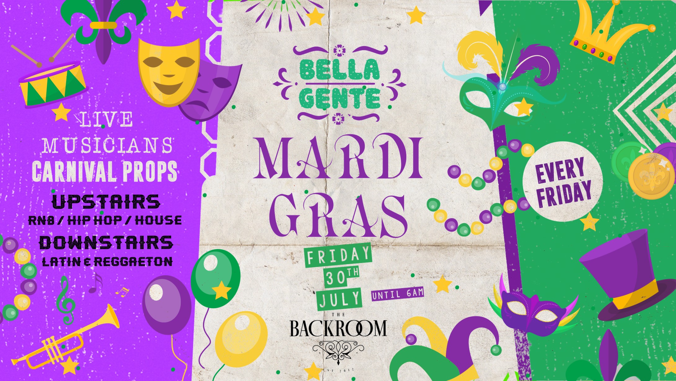 Bella Gente | Mardi Gras Special – 30th July