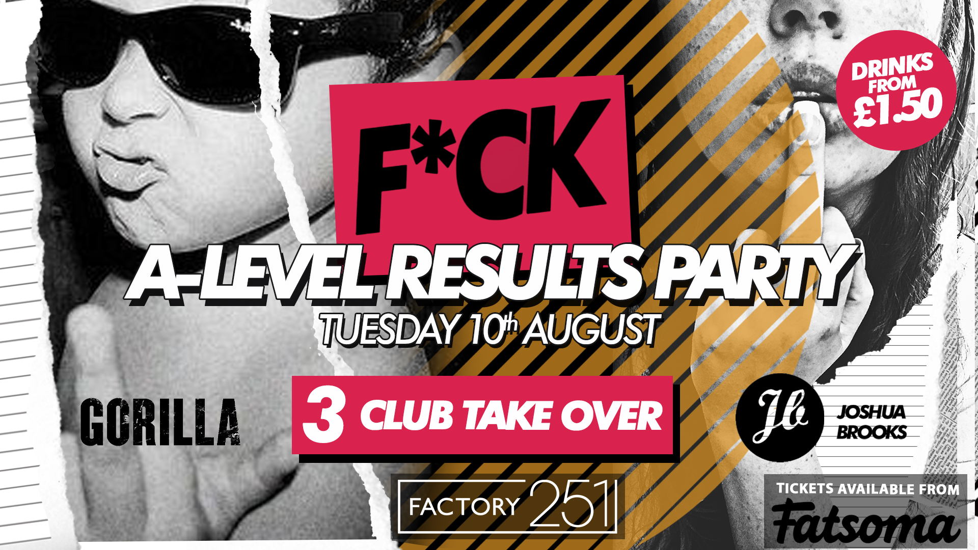 F Ck Mcrs Biggest A Level Results Party Factory 🔊joshua Brooks 🔊