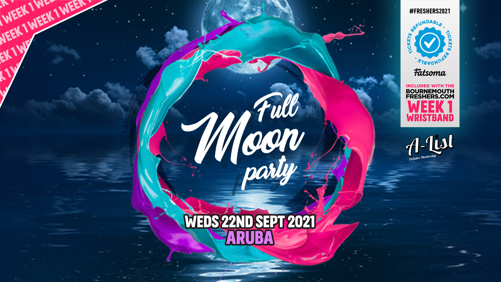 Thai Moon Party @ Aruba | Bournemouth Freshers 2021 [Week 1 Freshers ...