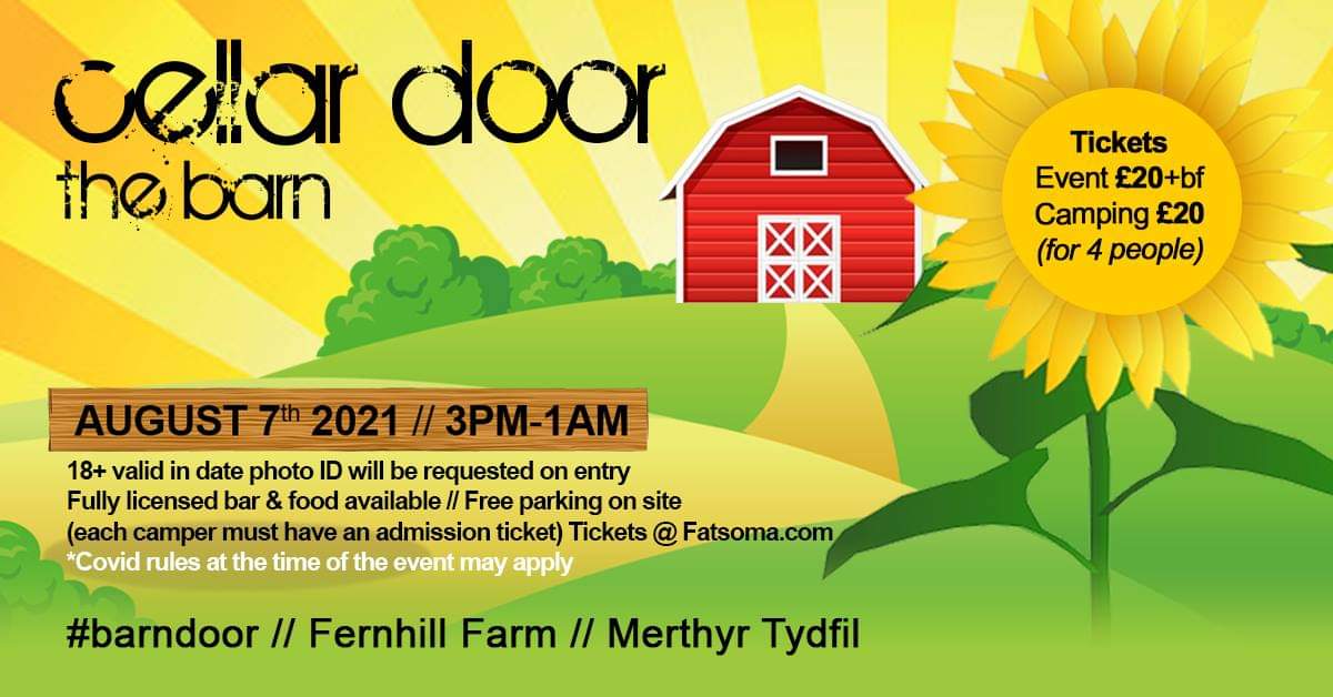 Cellar Door The Barn 2021 Fernhill Farm Merthyr South