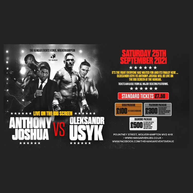 Anthony Joshua VS Olexsandr Usyk LIVE on the big screen