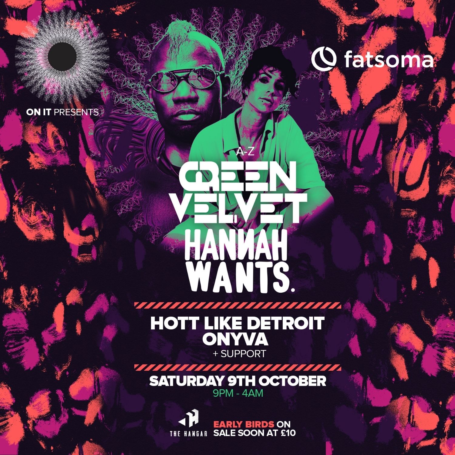 ON IT Presents Green Velvet & Hannah Wants @ The Hangar, Wolverhampton