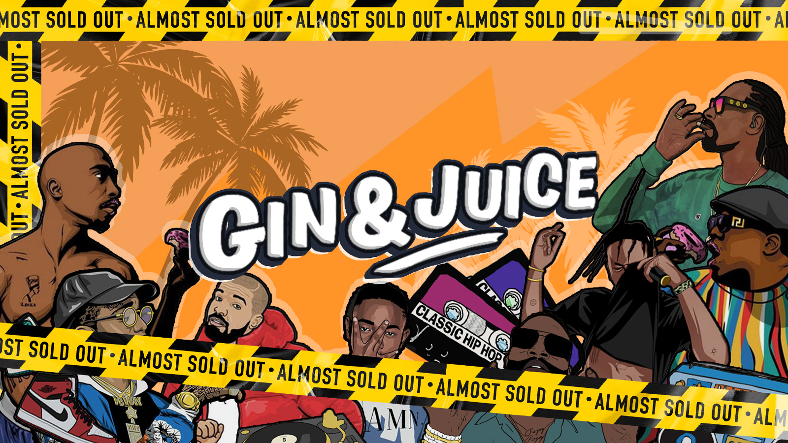 Gin & Juice Old School HipHop Day Party at Aruba Bournemouth 2021