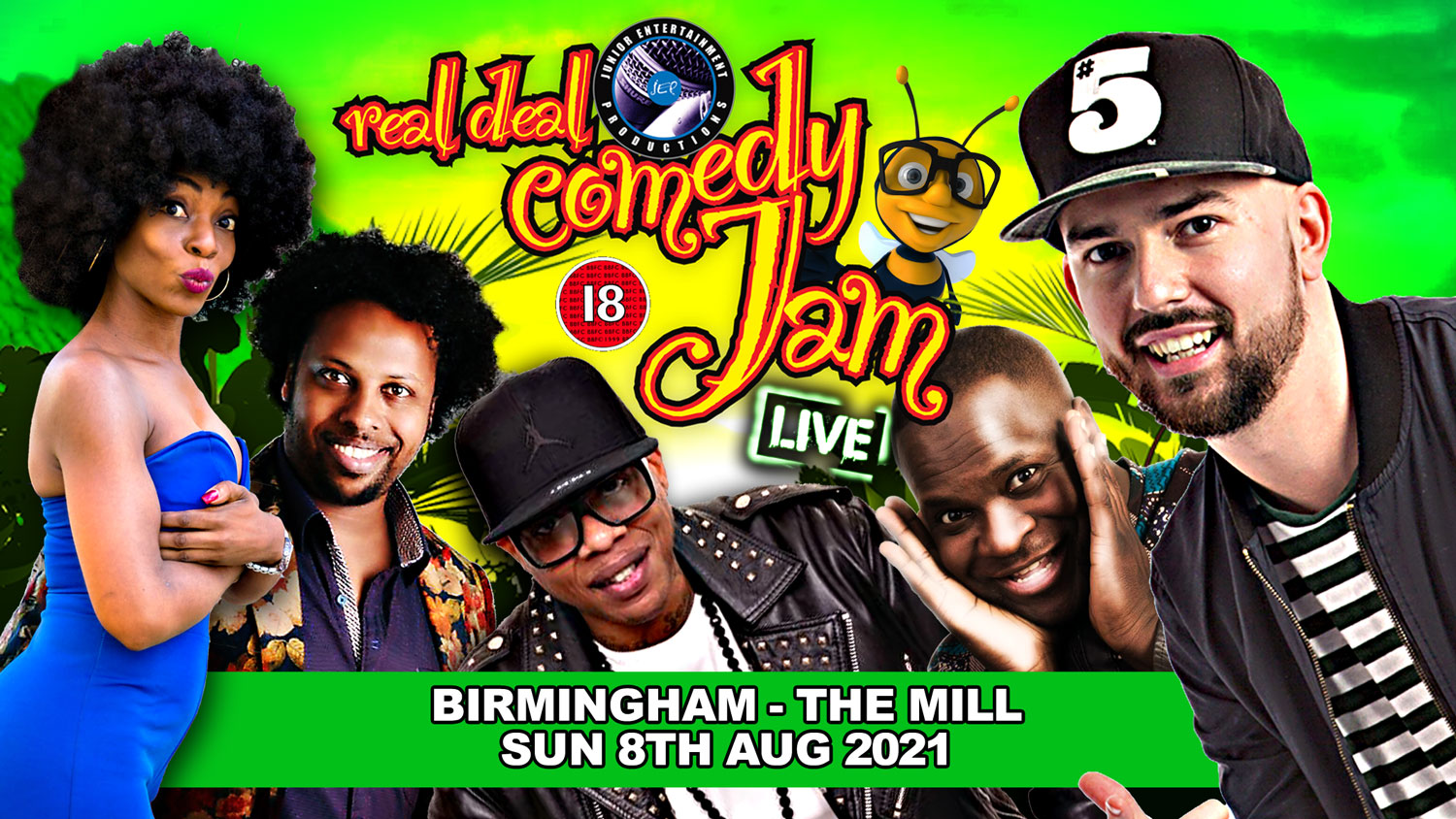 Birmingham Real Deal Comedy Jam SummerFest 2021