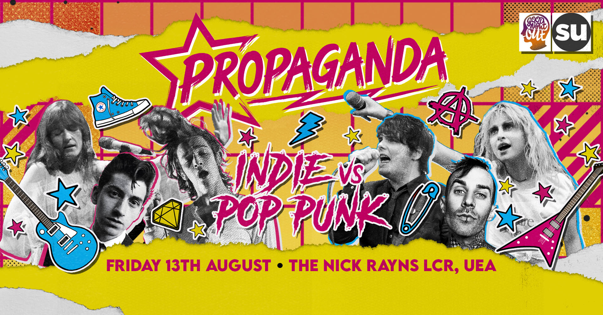 Propaganda Norwich – Indie vs Pop-Punk at The LCR, UEA!