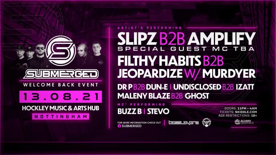 Submerged £7.50 Tickets Nearly Sold Out!