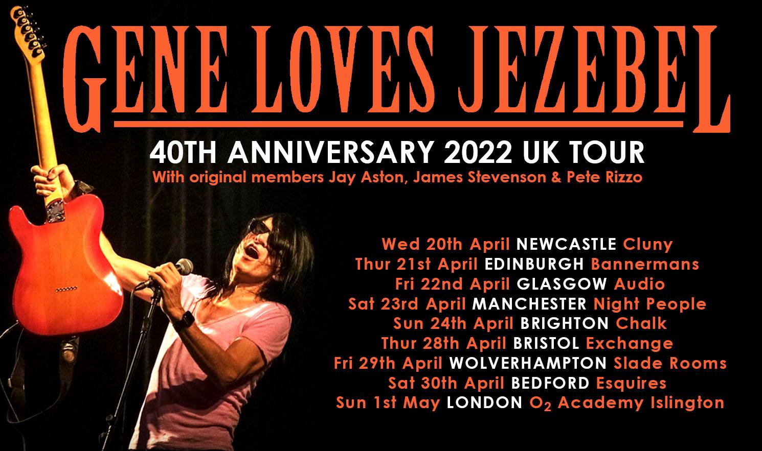 Gene Loves Jezebel – New date 2022 NEWCASTLE