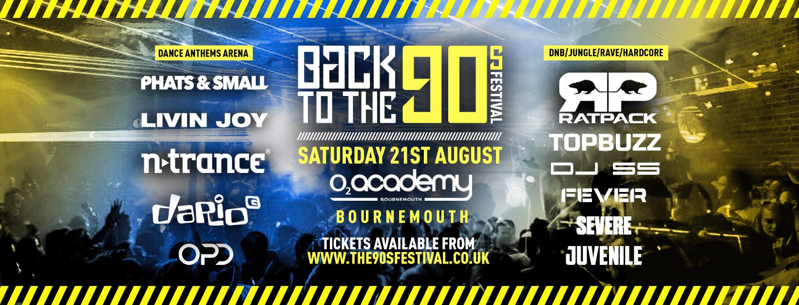 Indoor 90s Festival – Bournemouth 2021 [FINAL TICKETS]