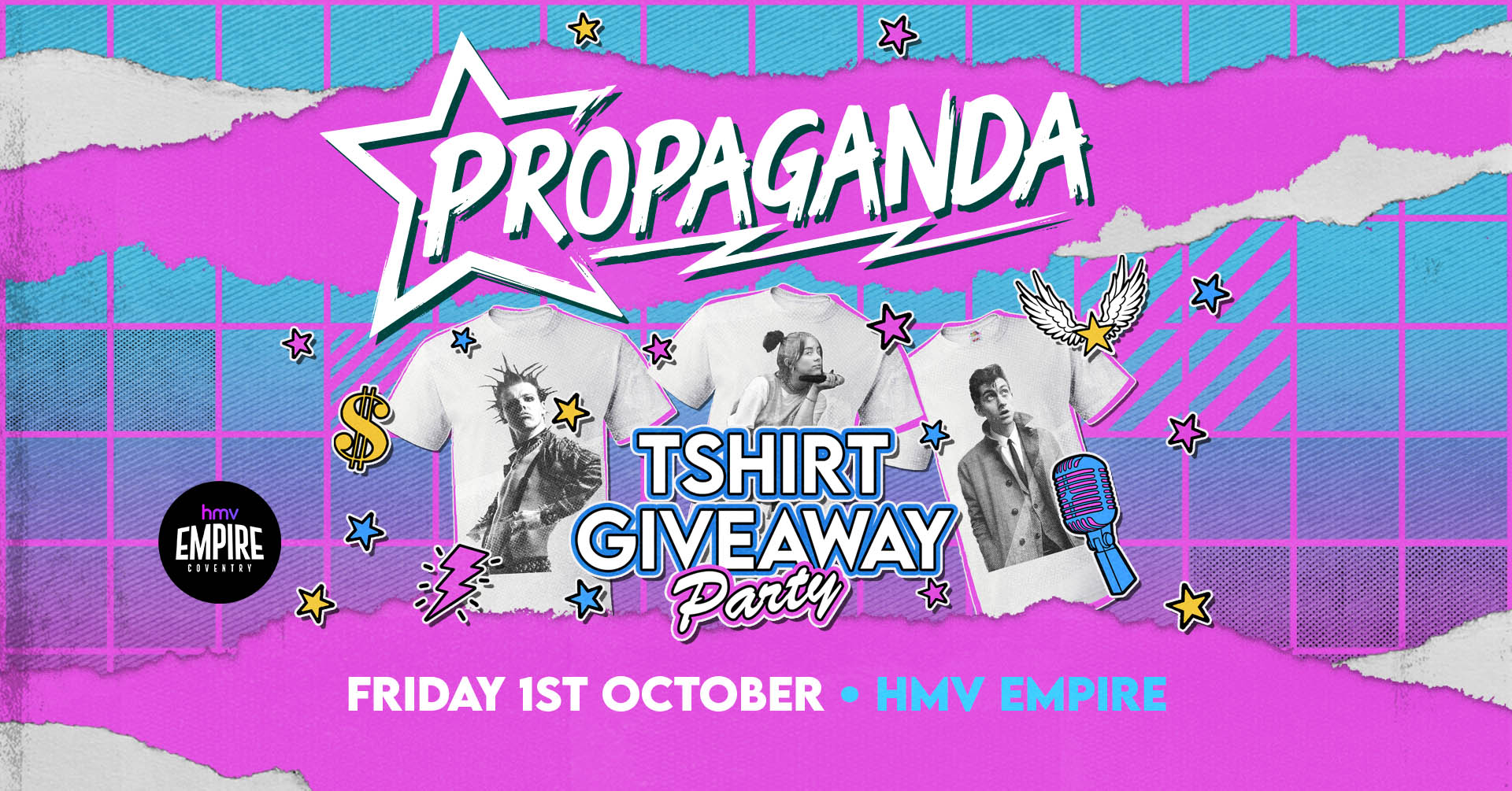 Propaganda Coventry –  Tshirt Party!