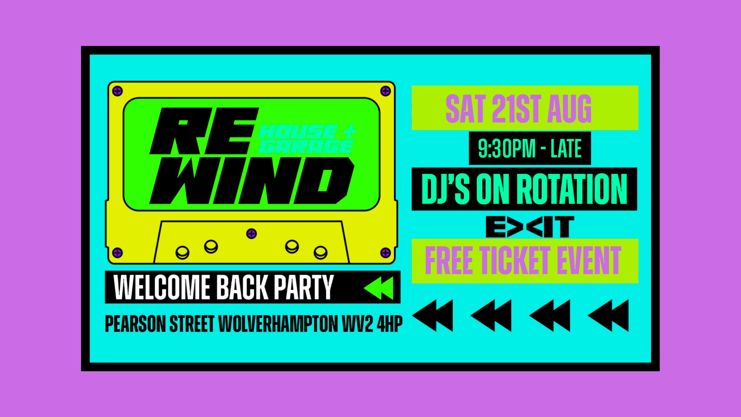 RE:WIND 004 – FREE HOUSE GARAGE AND RNB EVENT