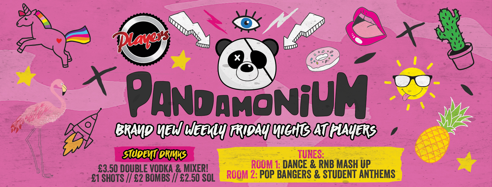 Pandamonium Fridays at Players