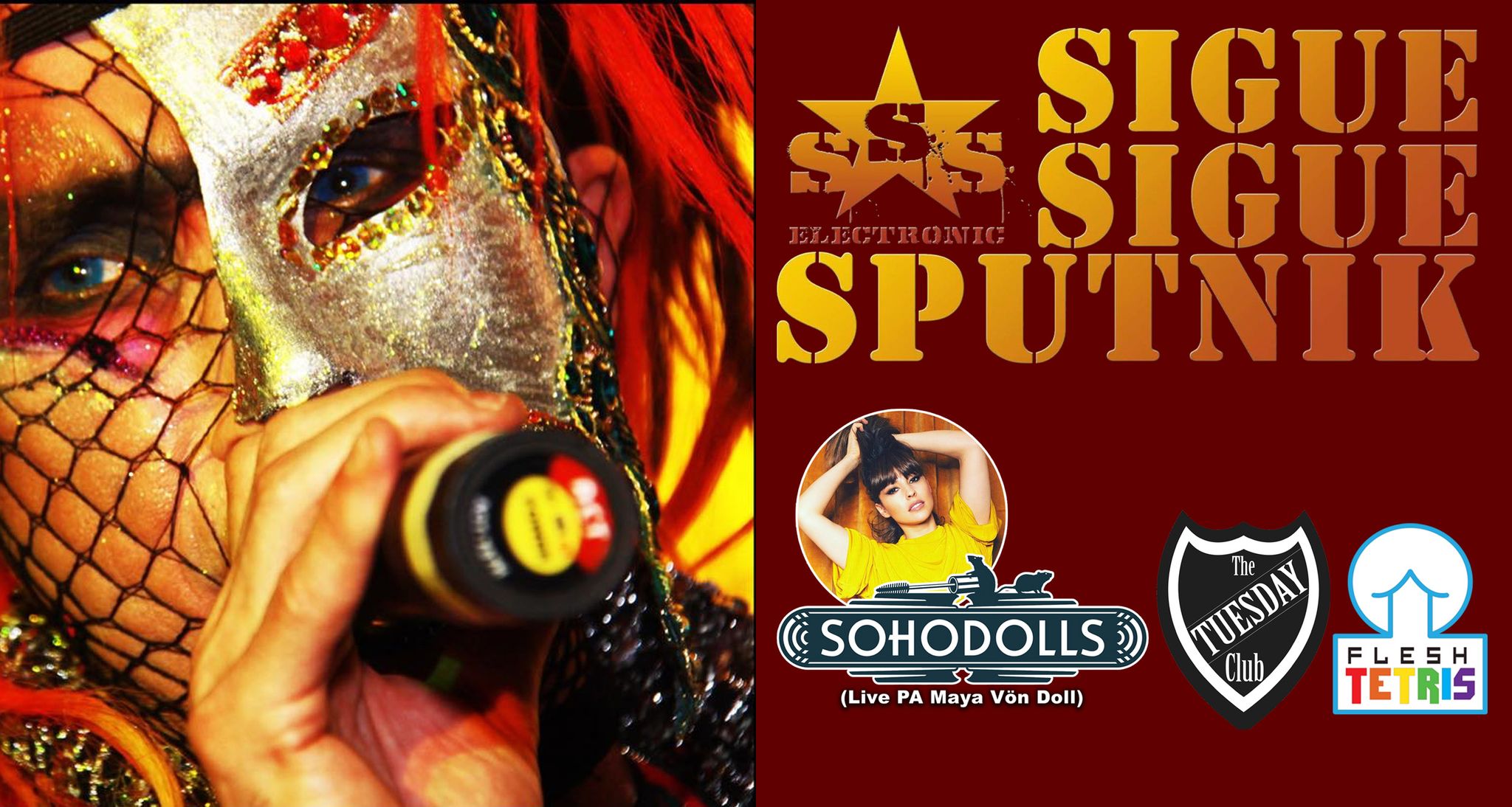 SIGUE SIGUE SPUTNIK ELECTRONIC  + GUESTS