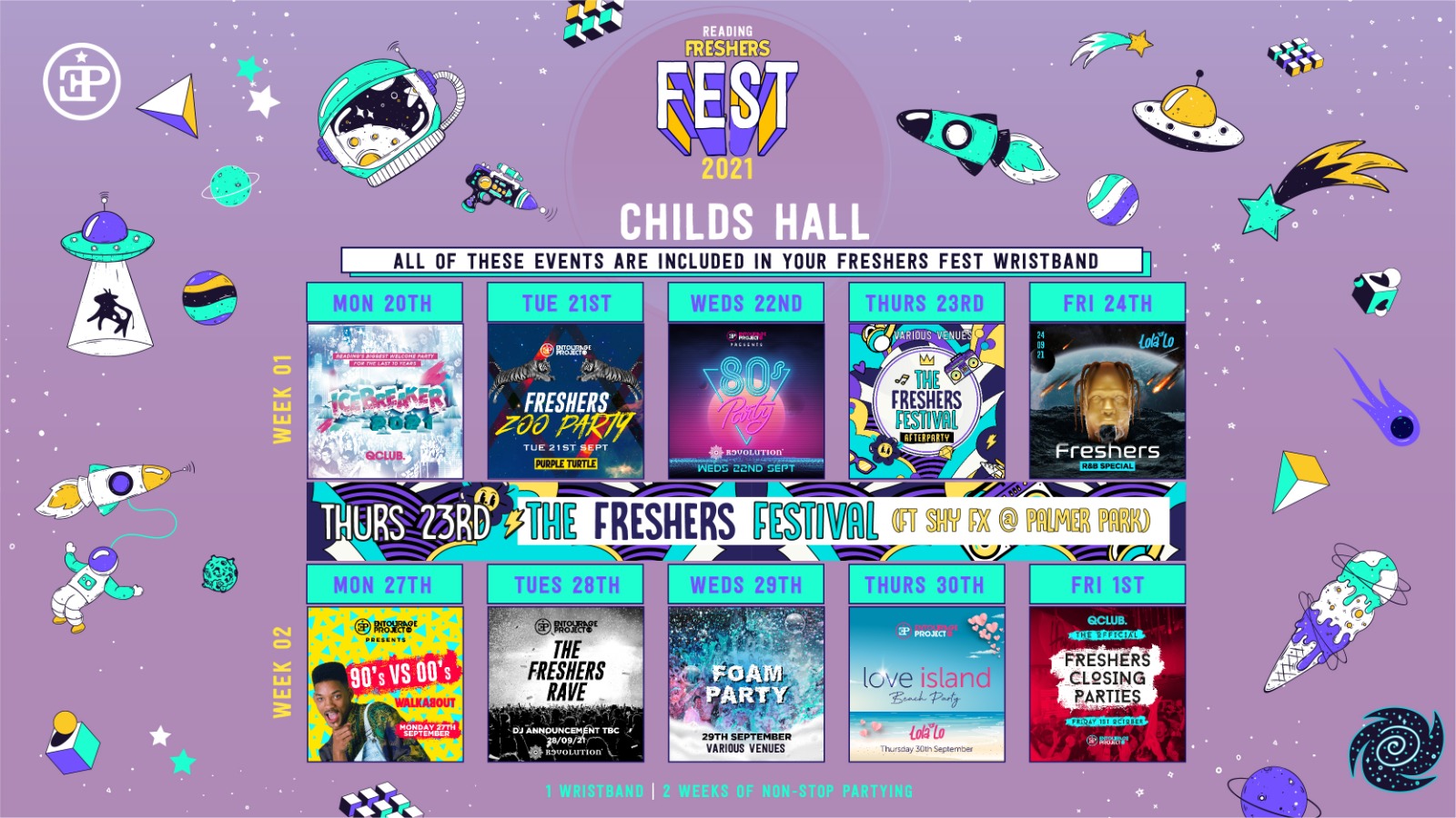 Childs Halls – Freshers Fest