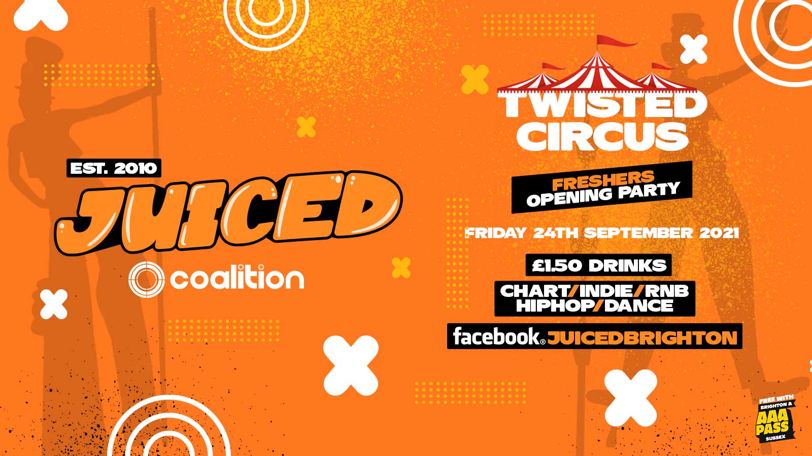 JUICED presents Twisted Circus | Freshers Opening Party