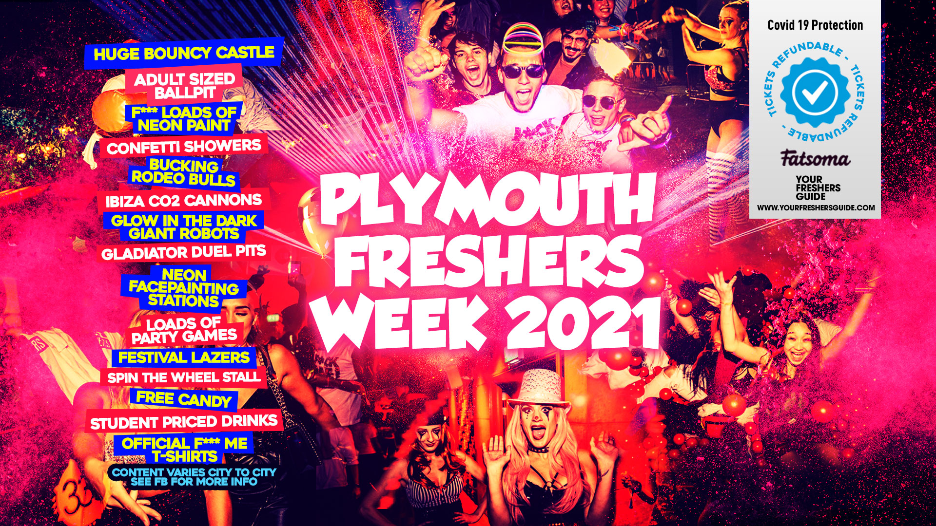 Plymouth Freshers Week 2021 // The BIGGEST Events of Plymouth Freshers!