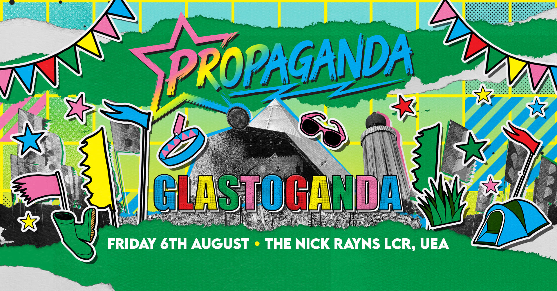 Propaganda Norwich – Glastoganda at The LCR, UEA!